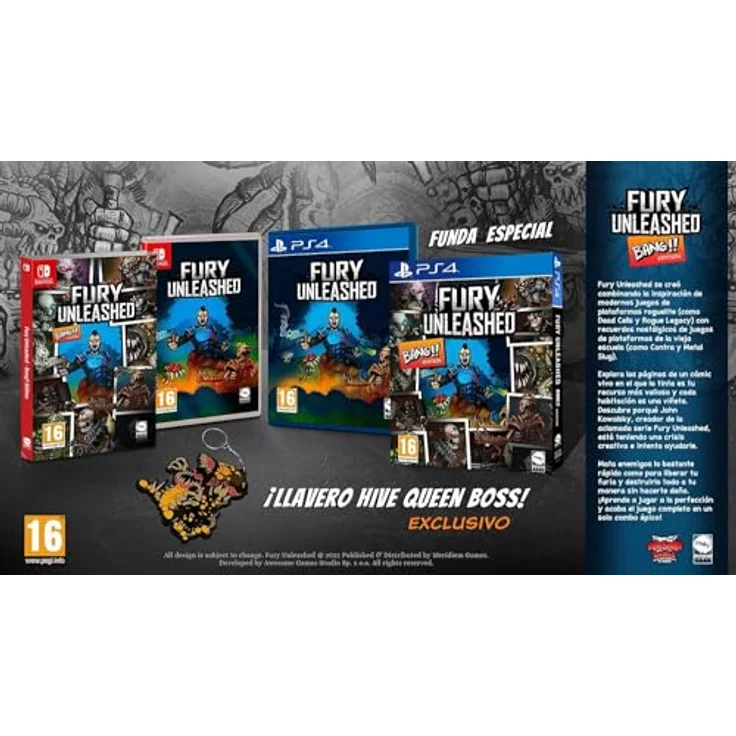 MDM MERIDIEM GAMES Fury Unleashed Bang Edition, PS4-Games – Bild 3