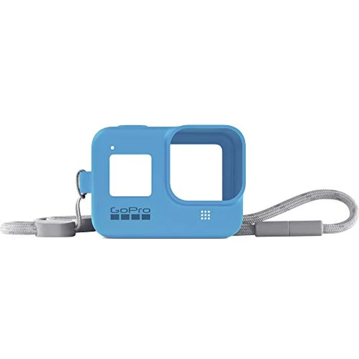GoPro Hülle + Trageband für HERO8 Black - Bluebird (Offizielles GoPro Zubehör) Blau – Bild 3