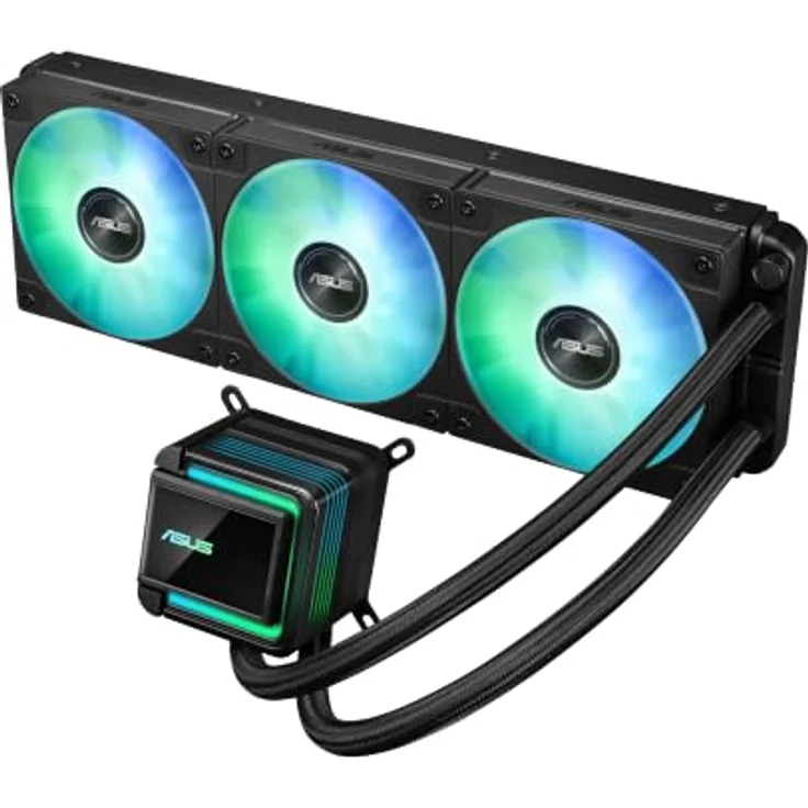 ASUS LC 360 ARGB, AiO-Wasserkühlung mit 3x 120 mm Lüftern und RGB-Beleuchtung – Bild 3