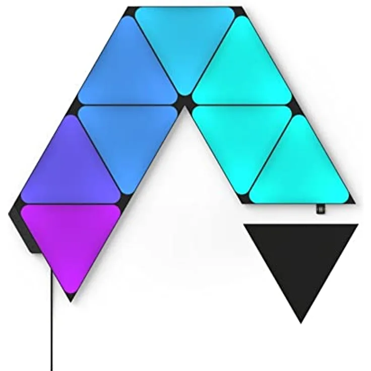 Nanoleaf Formen | Dreiecke | SMK | Schwarz | 9 Stück | EU/UK