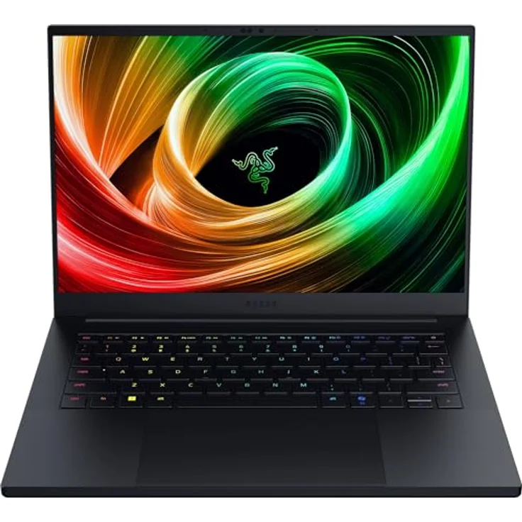 Razer Blade 14 (2025), 14 Zoll Gaming-Laptop mit NVIDIA RTX 5070, AMD Ryzen AI 9 365, 3K 120Hz OLED Display, 32 GB LPDDR5X, 1 TB SSD, QWERTZ DE-Layout | Schwarz – Bild 1