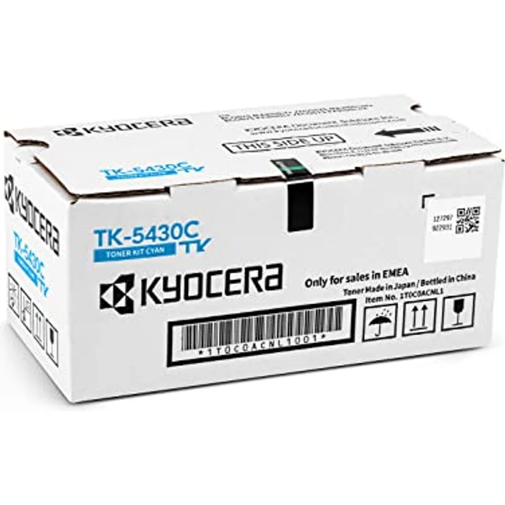Kyocera TK-5430C Original Toner, Cyan, Druckleistung bis zu 1250 Seiten – Bild 1