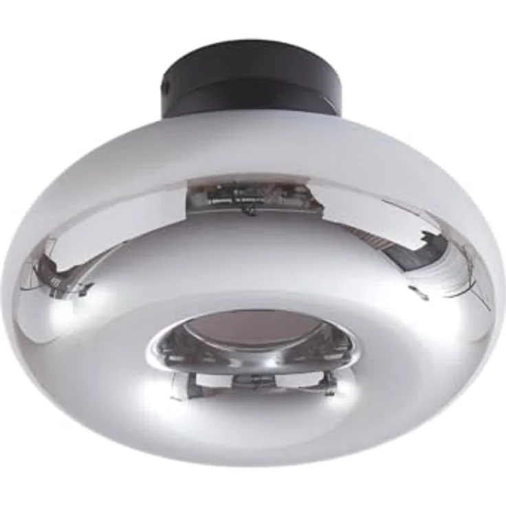 Lindby Deckenlampe 'Zehra' (Modern) in Alu aus Glas u.a. für Flur & Treppenhaus (1 flammig, E27) - Deckenleuchte, Lampe, Flurleuchte – Bild 1