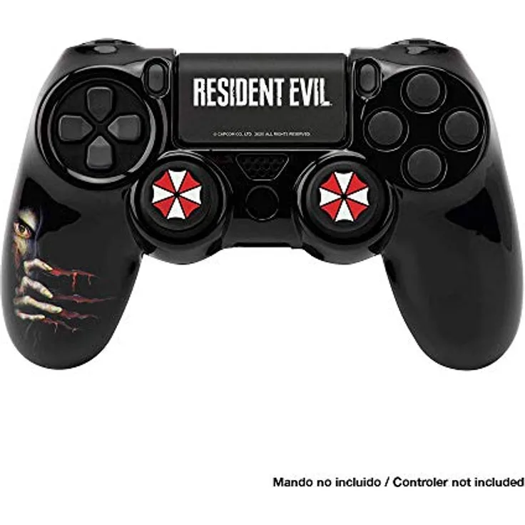 FRTEC Resident Evil Combo Pack für Dualshock Playstation 4 Controller, Offizielles Resident Evil, Verbessertes Tastgefühl