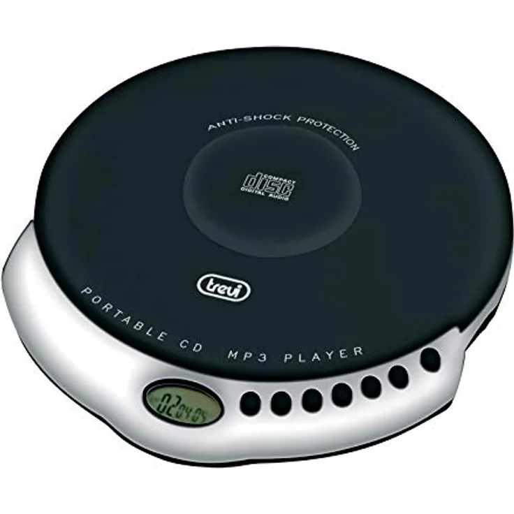 Trevi CMP 498 Personal CD Player Schwarz - CD-Player (LCD, 149 mm, 25 mm, 133 mm, Schwarz, AA) – Bild 2