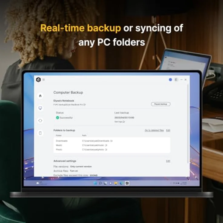 Synology BeeDrive, 4 TB, persönlicher Backup-Hub mit eingebauter SSD – Bild 5