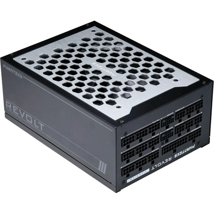 Phanteks Revolt 1600W Titanium, ATX 3.0, PCIe 5.0, vollmodular - 1600 Watt, schwarz, PC Netzteil, Schwarz – Bild 1