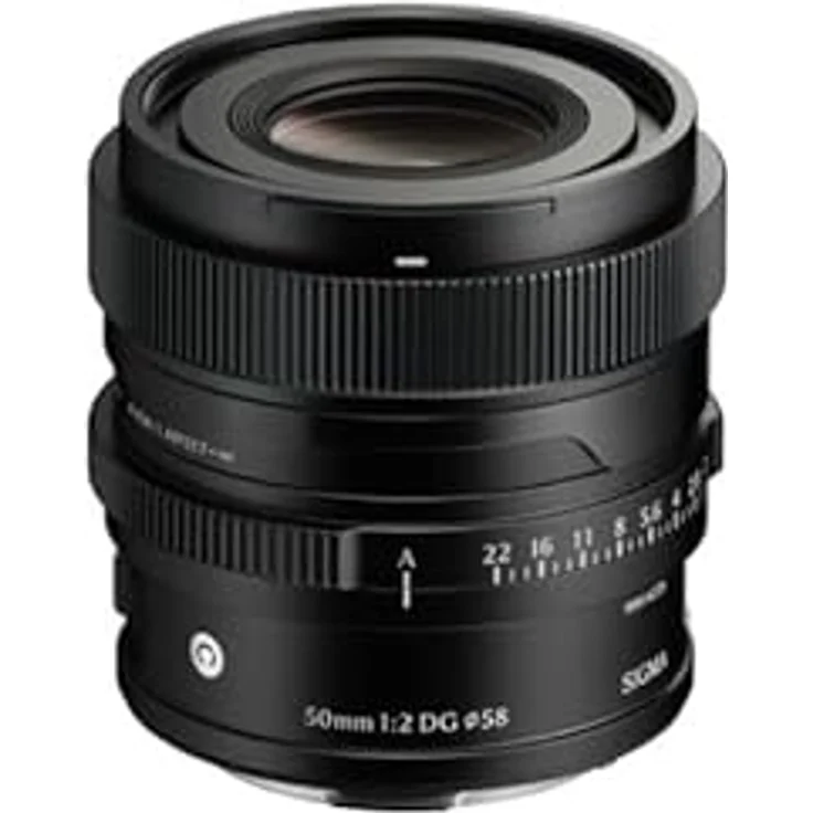 Sigma 50mm f/2 DG Noir Contemporary, Objektiv für Monture L mit vorderem und hinterem Objektivdeckel, Sonnenschutz – Bild 2