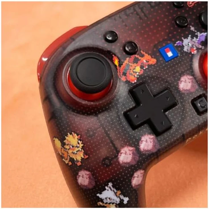 HORI PAD Turbo Wireless Controller - Pokémon Pixel Red - Ergonomischer Controller mit TMR-Sticks, Gyro-Sensoren und programmierbaren Rücktasten für Nintendo Switch 2 – Bild 15