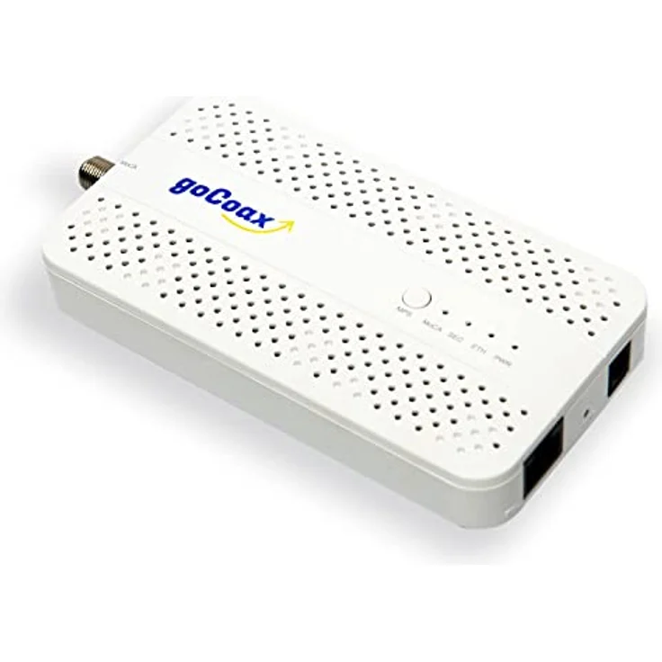 goCoax MoCA 2,5 Adapter mit 2.5 GbE Ethernet-Port, 2.5 Gbps Bandbreite mit vorhandenen Koaxialkabeln, Weiß (Einzelpackung, MA2500D) – Bild 4