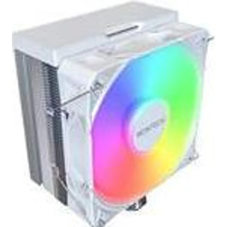 Montech NX400 White CPU-Kühler, ARGB - 120mm, weiß, Prozessorlüfter mit RGB-Beleuchtung