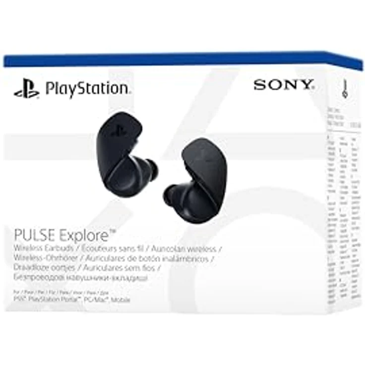 SONY PULSE Explore™ Wireless, In-ear Gaming-Ohrhörer mit 3D-Audio, Bluetooth und KI-Geräuschunterdrückung, Midnight Black – Bild 7