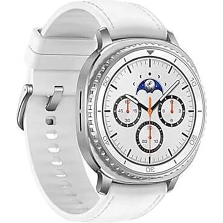 Samsung Galaxy Watch8 Classic, Smartwatch 46mm BT, Weiß, mit Fitness-Tracking und Schlafanalyse – Bild 1