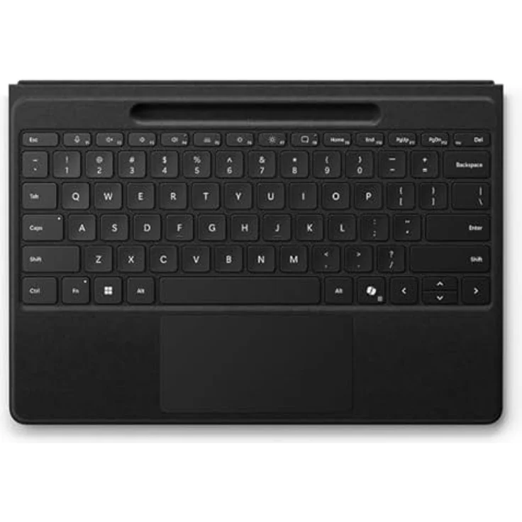 Microsoft Surface Pro Flex, AZERTY Tablet-Tastatur mit Touchpad, mechanischem Switch, Bluetooth LE, hinterleuchtet, Schwarz – Bild 2