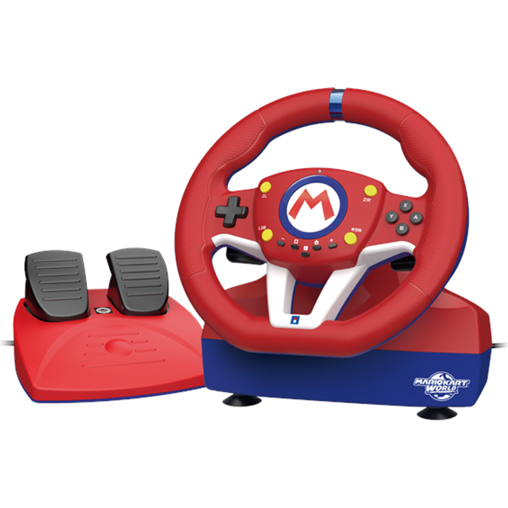 HORI Mario Kart Racing Wheel Pro Mini für Switch 2, kabelgebundenes Lenkrad mit ergonomischem Design, Pedalen und anpassbarer Empfindlichkeit – Bild 7