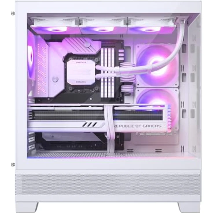 Phanteks XT View (E-ATX, Mini ITX, mATX, ATX), PC Gehäuse, Weiss – Bild 8