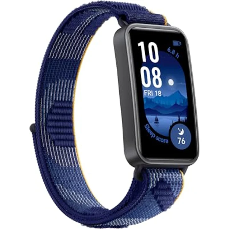 HUAWEI Band 9, TruSleep 4.0, wissenschaftliches Schlaftracking, 14 Tage Akkulaufzeit, 100 Trainingsmodi, iOS&Android, Deutsche Version, Blue Nylon – Bild 3