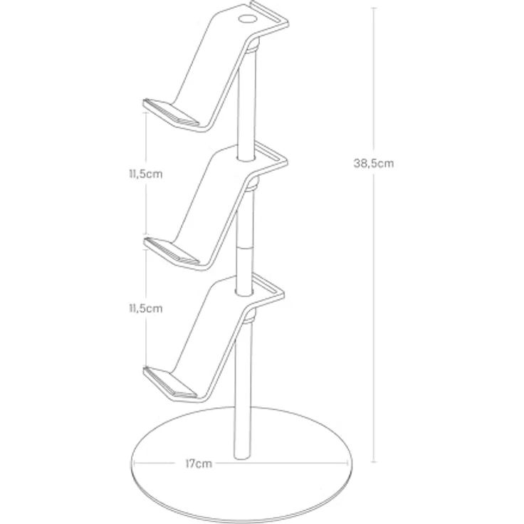 Controller-Halter TOWER schwarz – Bild 6