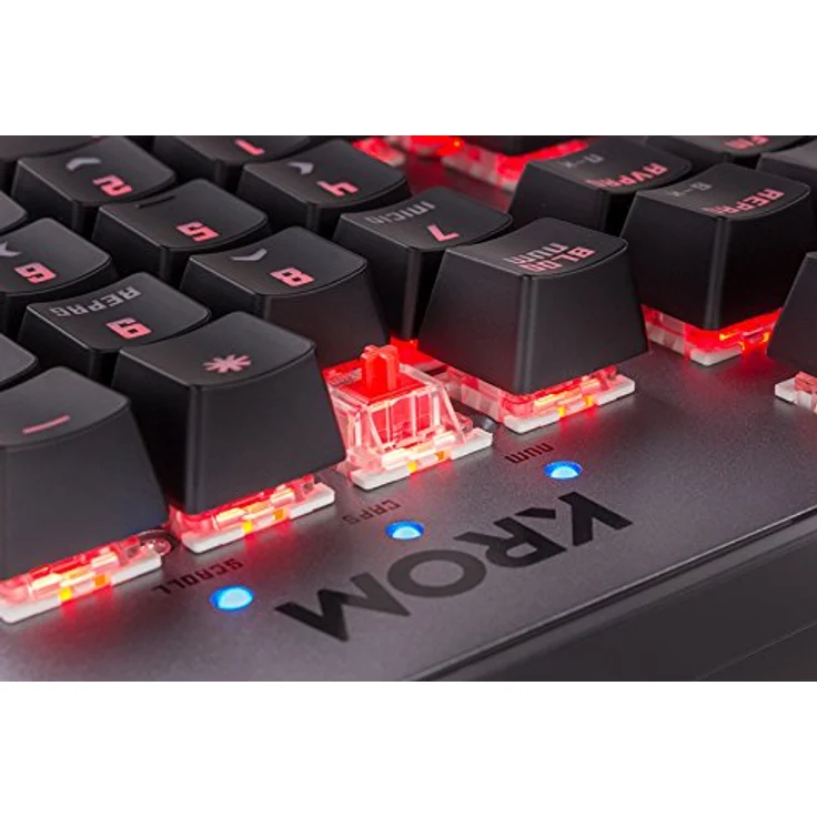 KROM Kernel USB Schwarz - Tastaturen (Standard, Verkabelt, USB, Mechanischer Switch, RGB-LED, Schwarz) – Bild 8