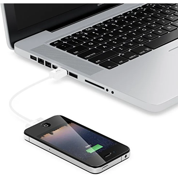 deleyCON 30-Pin USB Kabel Dock Connector, 0,15m, Ladekabel für iPhone 4s/4/3Gs/3G, iPad, iPod - Weiß – Bild 5