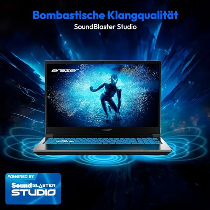 ERAZER Deputy P60i 39,6 cm (15,6" Zoll 144Hz) Full HD Gaming Laptop (Intel Core i7-13620H, 16GB DDR4 RAM, 1TB SSD, GeForce RTX 4060 8GB GDDR6, Win 11 Home) – Bild 4