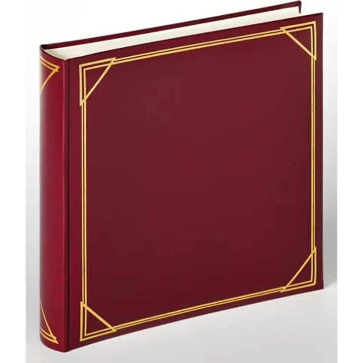 walther design MX-200-R Classicalbum Standard, Fotoalbum, weinrot, 30 x 30 cm – Bild 2