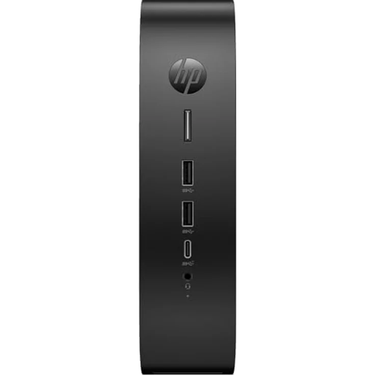 HP Elite t755 Thin Client - SFF - 1 x Ryzen Embedded V2546 / 3 GHz - 8 GB RAM - 256 GB SSD NVMe - Radeon Graphics - Win 10 IoT Enterprise - Schwarz – Bild 4