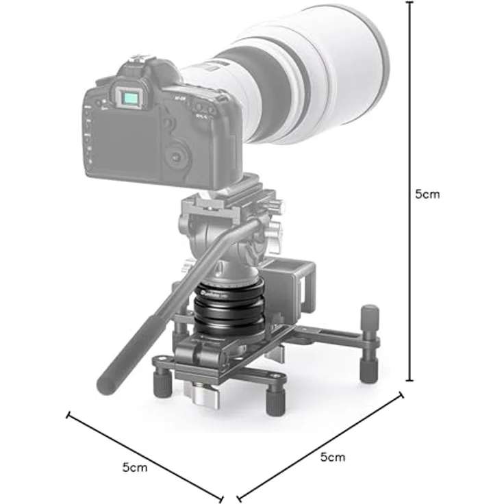 Leofoto H50 Höhenadapter für Kamerastative, 51mm Erhöhung, 6061-T6 Aluminium – Bild 6