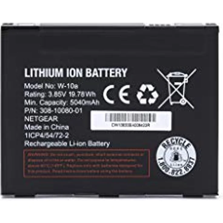 Netgear MHBTR10-10000S, Ersatzbatterie für Nighthawk Router, 5040mAh, Schwarz – Bild 3