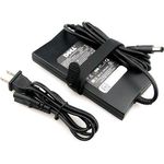Dell PA-3E AC-Adapter (90 W), Notebook Netzteil mit 3-poligem Wandstecker, Schwarz