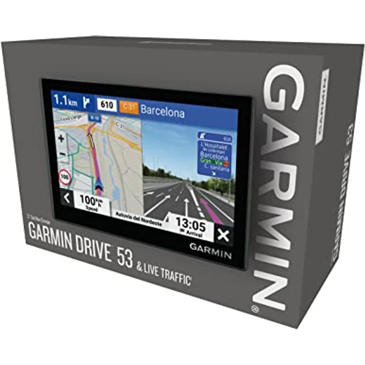 Garmin Drive 53, GPS-Gerät mit 16 GB, 800 x 480 Pixel, Multitouch, Ganz Europa – Bild 2
