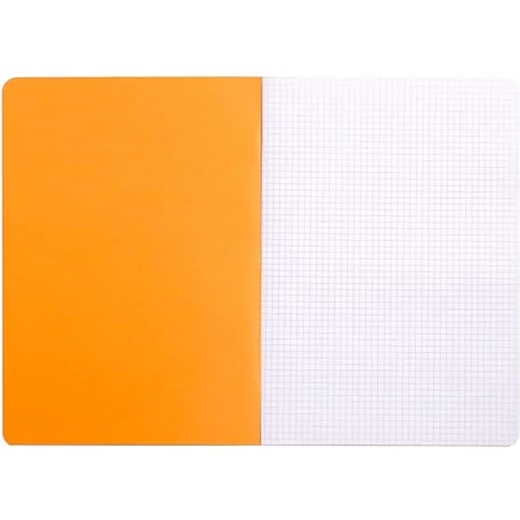 Rhodia Einsteck-Fotoalbum A4, 48 Blatt kariert, 80g, orange, geheftet – Bild 3