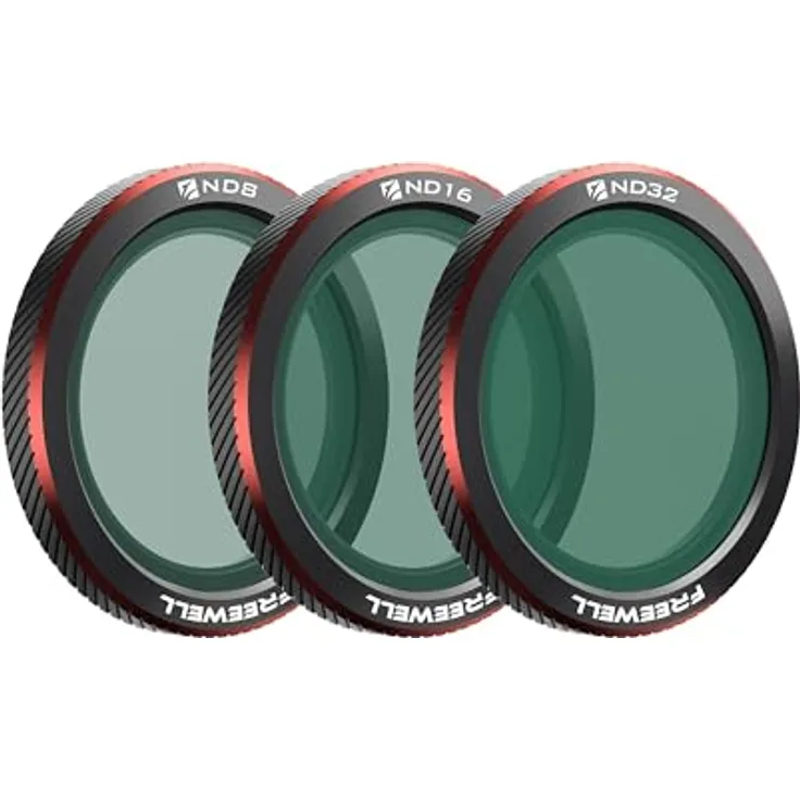 Freewell Magnetische ND-Filter für DJI Neo 2, ND8, ND16, ND32, schnelle Belichtungssteuerung bei unterschiedlichen Lichtverhältnissen