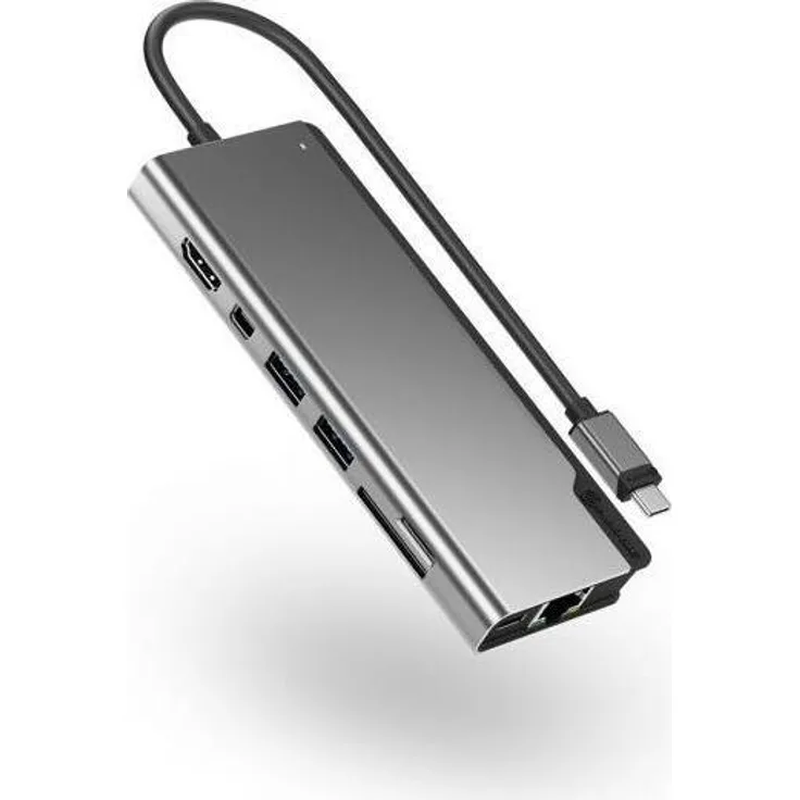 ALOGIC ULDPLSV2-SGR Notebook-Dockingstation & Portreplikator USB-C Schwarz mit HDMI, MDP, Ethernet & 100 W PD
