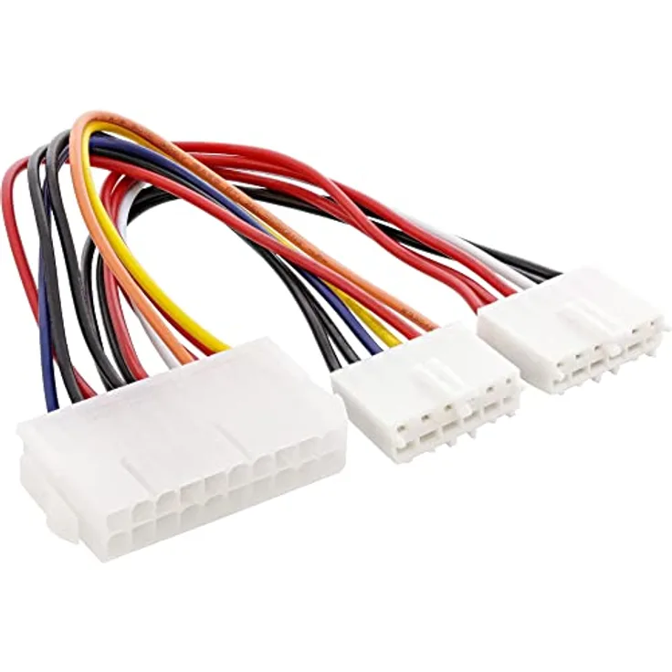 InLine 26641 Stromadapter intern, 20pol ATX-NT zu P8/P9 AT-Mainboard, 0,2m