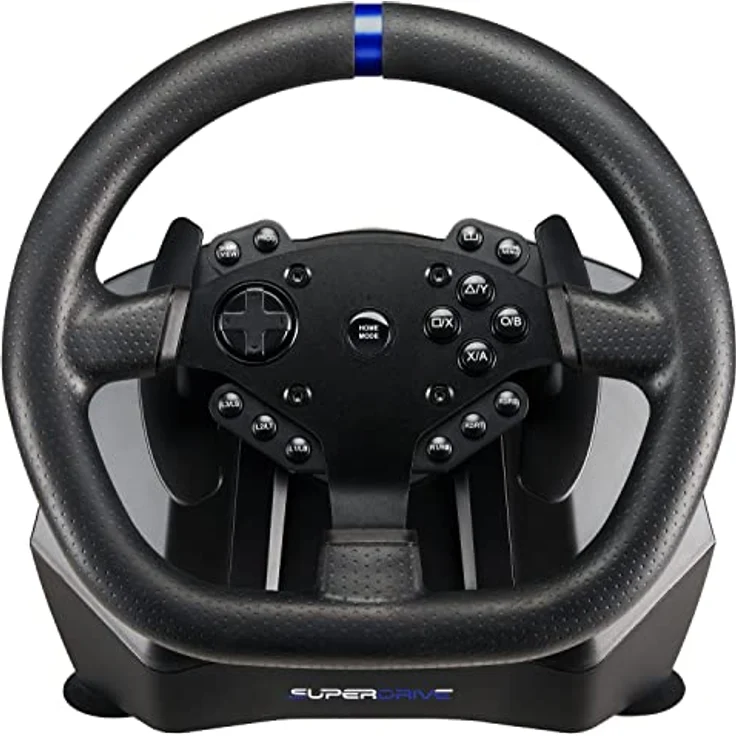 SUBSONIC Superdrive - Rennlenkrad/lenkrad SV950 mit Pedalen und Schaltwippen Xbox Serie X/S, PS4, Xbox One, PC (programmierbar für alle Spiele) – Bild 5