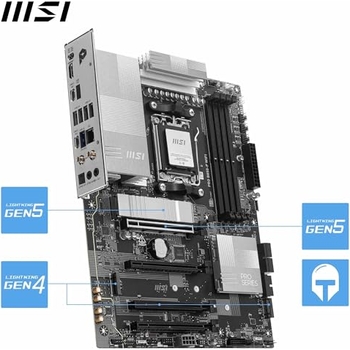 MSI B850 Gaming Plus WIFI6E Mainboard - AMD AM5, DDR5, PCIe 4.0, M.2 Gen5