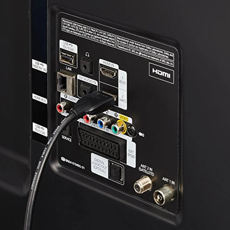 AmazonBasics Hochgeschwindigkeits-HDMI-Kabel 2.0, Ethernet, 3D, 4K-Videowiedergabe und ARC, Ultra-HD, 4,6 m – Bild 8