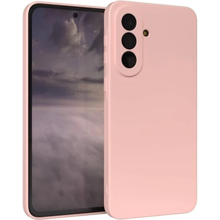 EAZY CASE Silikonhülle für Galaxy A37, stoßfeste Schutzhülle in Pastell Altrosa mit Kameraschutz, dünn und kratzresistent, kompatibel mit kabellosem Laden – Bild 1