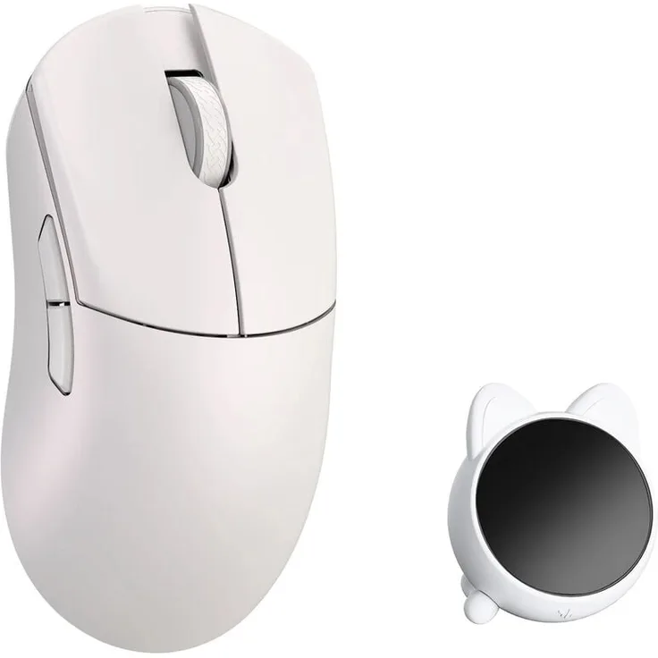 WLMouse HUAN Gaming Maus, Wireless mit Omron Optical Switches, 48 g, PAW3950HS Sensor, weiß