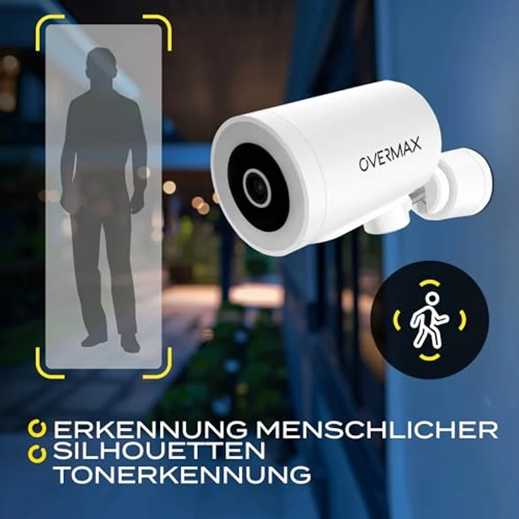 Overmax Überwachungskamera CAMSPOT 5.1 (Außen, Innen, 4 MPx Auflösung, 350°, Live-Übertragung, Farbnachtsicht) – Bild 6