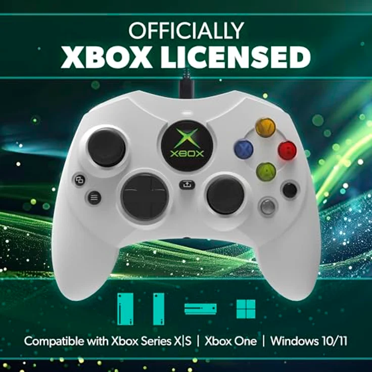 HYPERKIN M01618-BK DUCHESS kabelgebunden Gaming Controller, Weiß, mit Hall-Effekt-Joysticks, Impulstrigger und USB-C-Anschluss für Xbox Series, One, PC – Bild 2