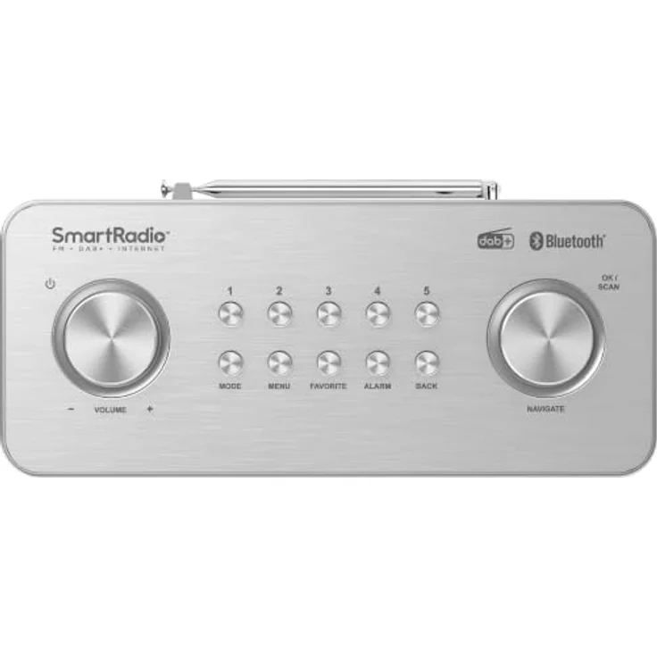 Kenwood CR-ST100S (DAB+, DAB, Bluetooth), Radio, Silber – Bild 6