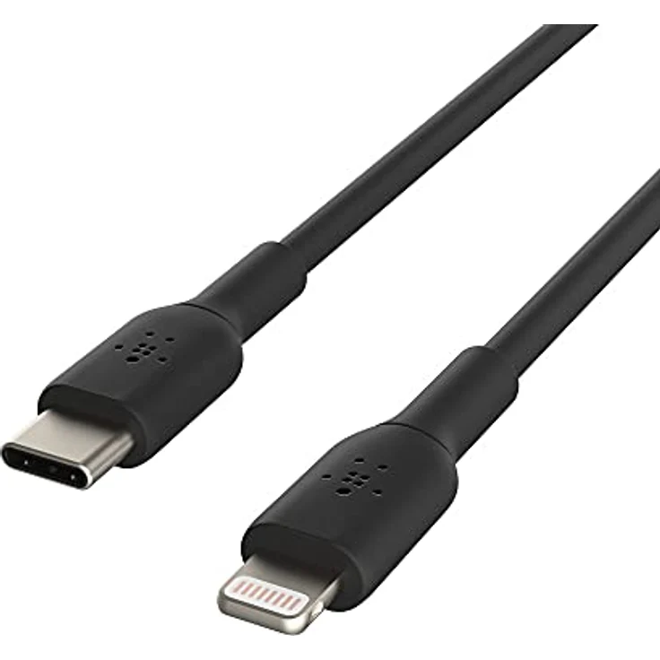 Belkin USB-C-/Lightning-Kabel (iPhone-Kabel zum Schnellladen für das iPhone 14 oder ältere Modelle) Boost Charge MFi-zertifiziertes iPhone USB-C-Kabel (Schwarz, 2 m) – Bild 5
