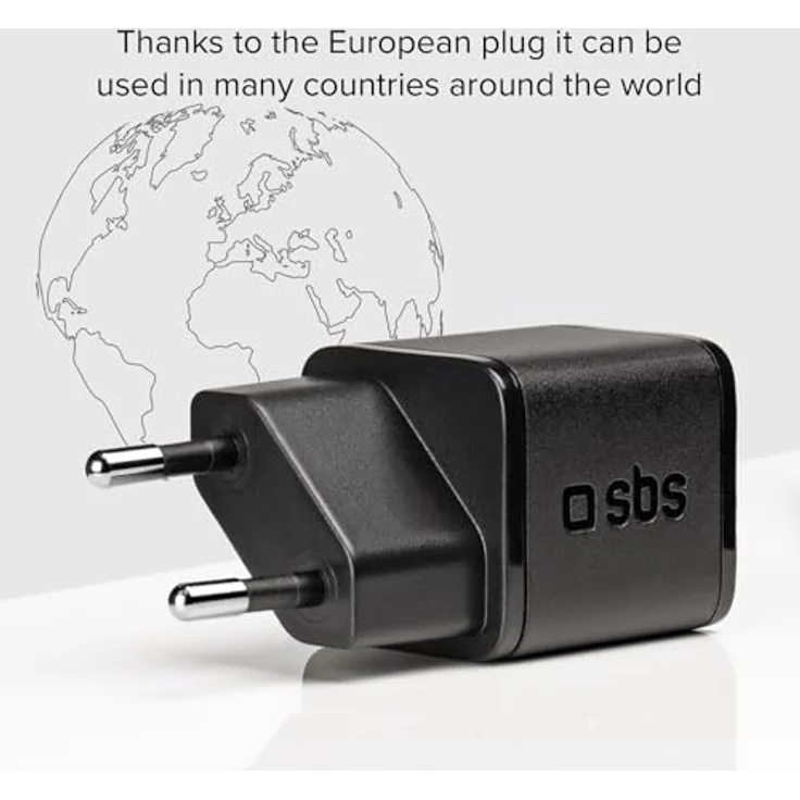 SBS 30W GaN USB-C Ladegerät Power Delivery, kompakt, Schwarz – Bild 11
