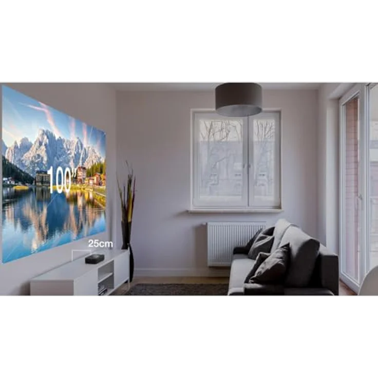 Optoma Photon Go tragbarer Ultrakurzdistanz DLP Laser Beamer 1.200 ANSI Lumen – Bild 8