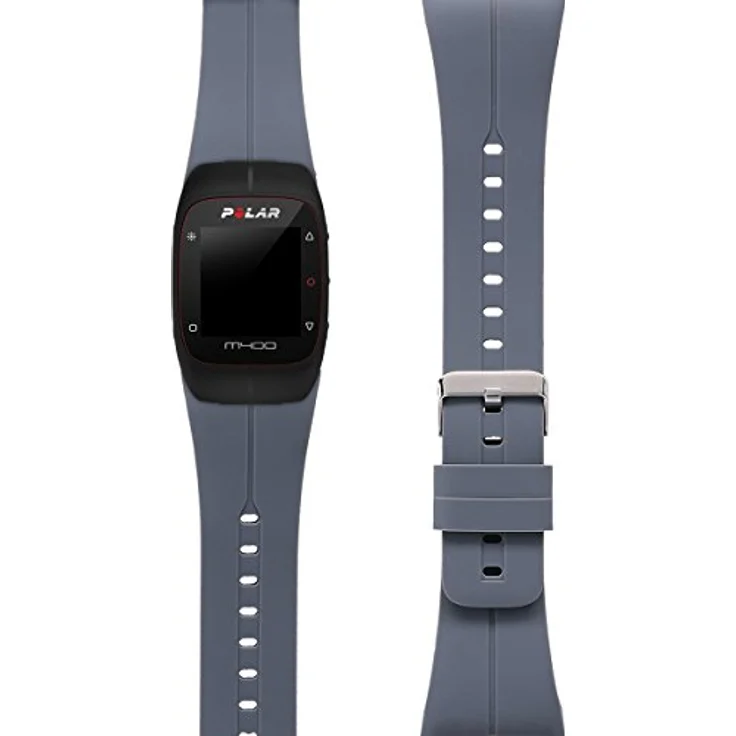 kwmobile Sport Ersatzarmband TPU mit Uhrenverschluss (Größe S) für Polar M400 / M430 Anthrazit – Bild 6