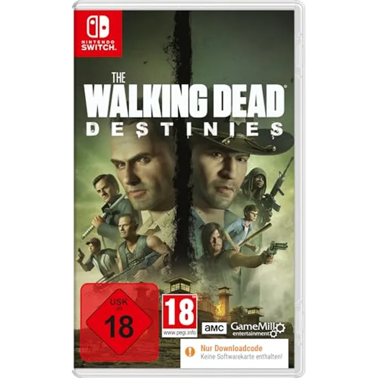 GAMEMILL The Walking Dead - Destinies, Nintendo Switch Spiel mit Third-Person-Action und ikonischen Charakteren