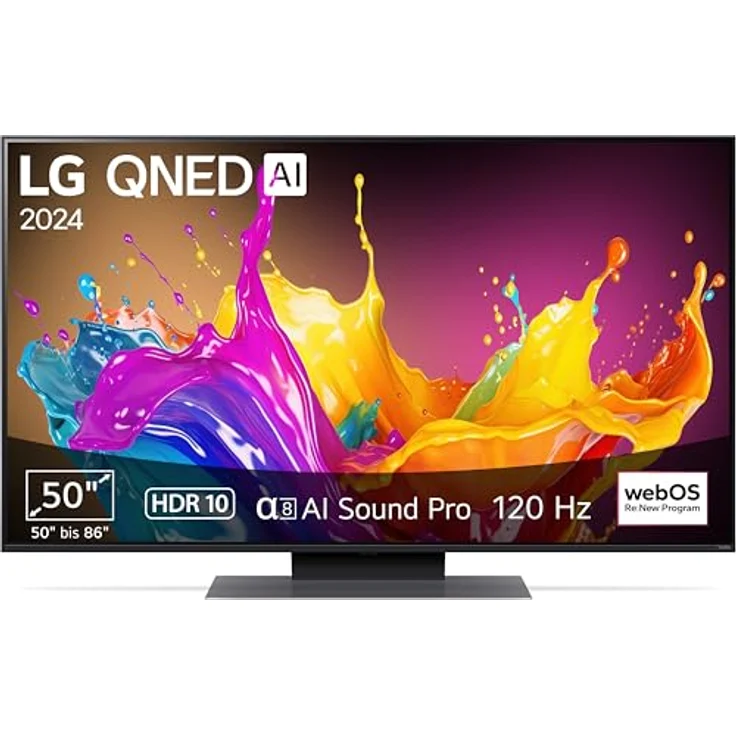 LG 50QNED86T6A 50" QNED Fernseher (α8 4K AI-Prozessor, HDR10, bis zu 120Hz) [Modelljahr 2024] – Bild 1