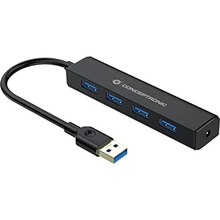 Conceptronic C4PUSB3 4-Port USB 3.0 Hub - USB 3.0 SuperSpeed ​​5Gbps